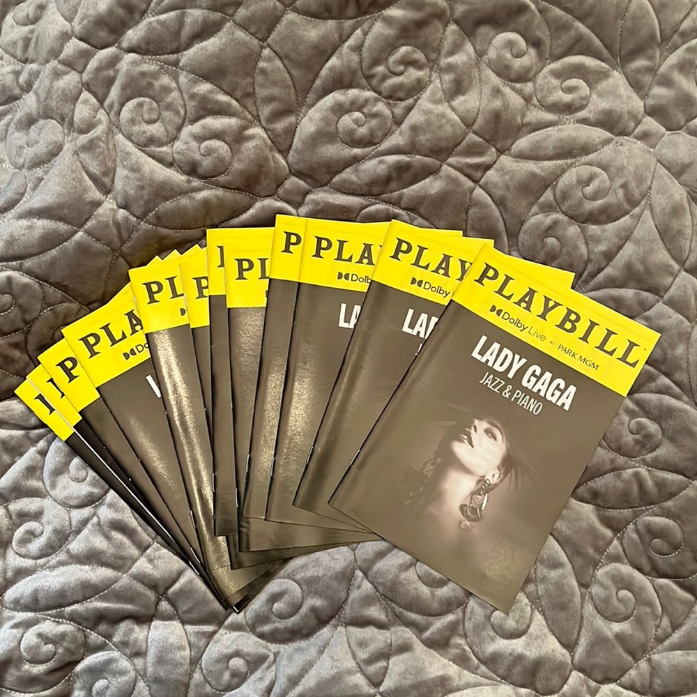 Lady Gaga Jazz & Piano 2023 Playbill